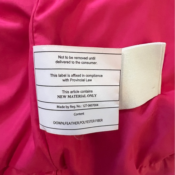Adorable! Girls Abercrombie xl down puffer vest. Pink - Picture 8 of 12